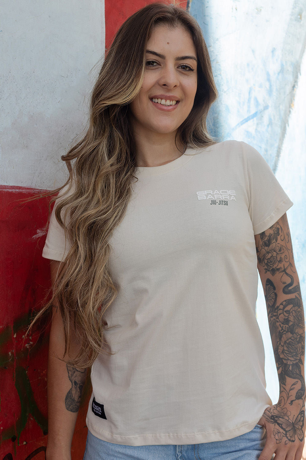 Camiseta Tactical Feminina - Cinza Gelo