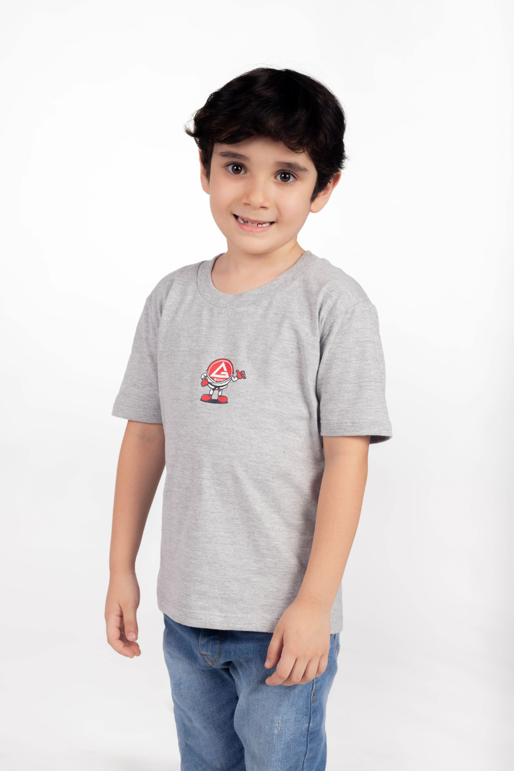 Camiseta Barrinha Infantil - Cinza