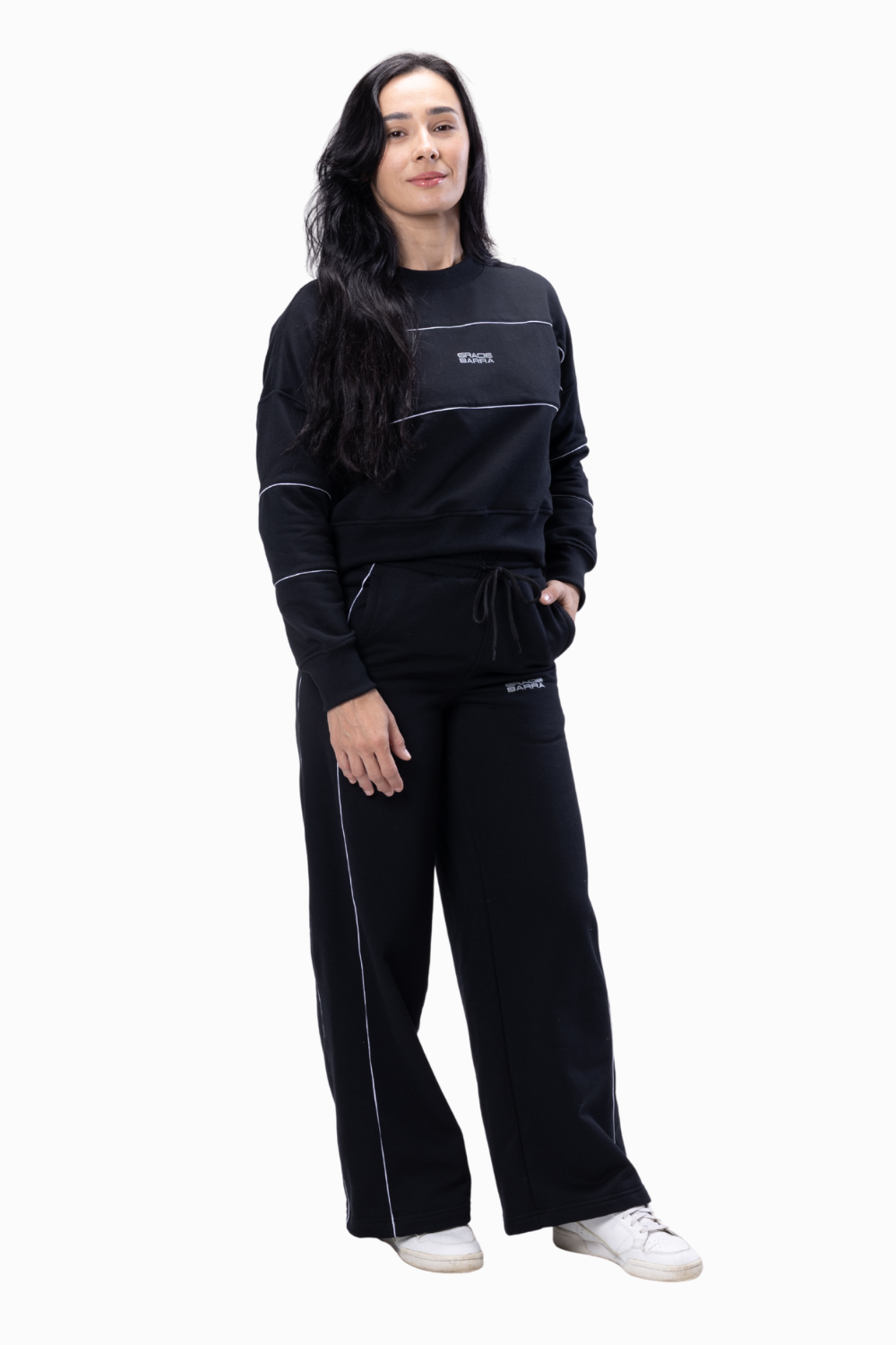 Calça Feminina Stacked - Preta