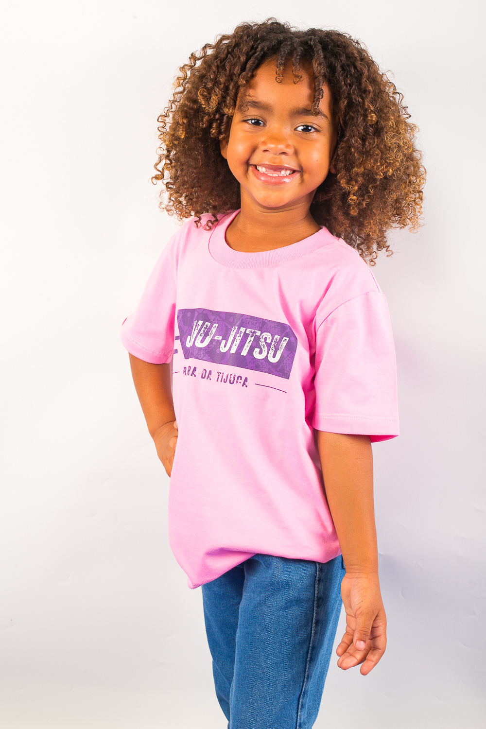 Camiseta Barra da Tijuca Infantil - Rosa