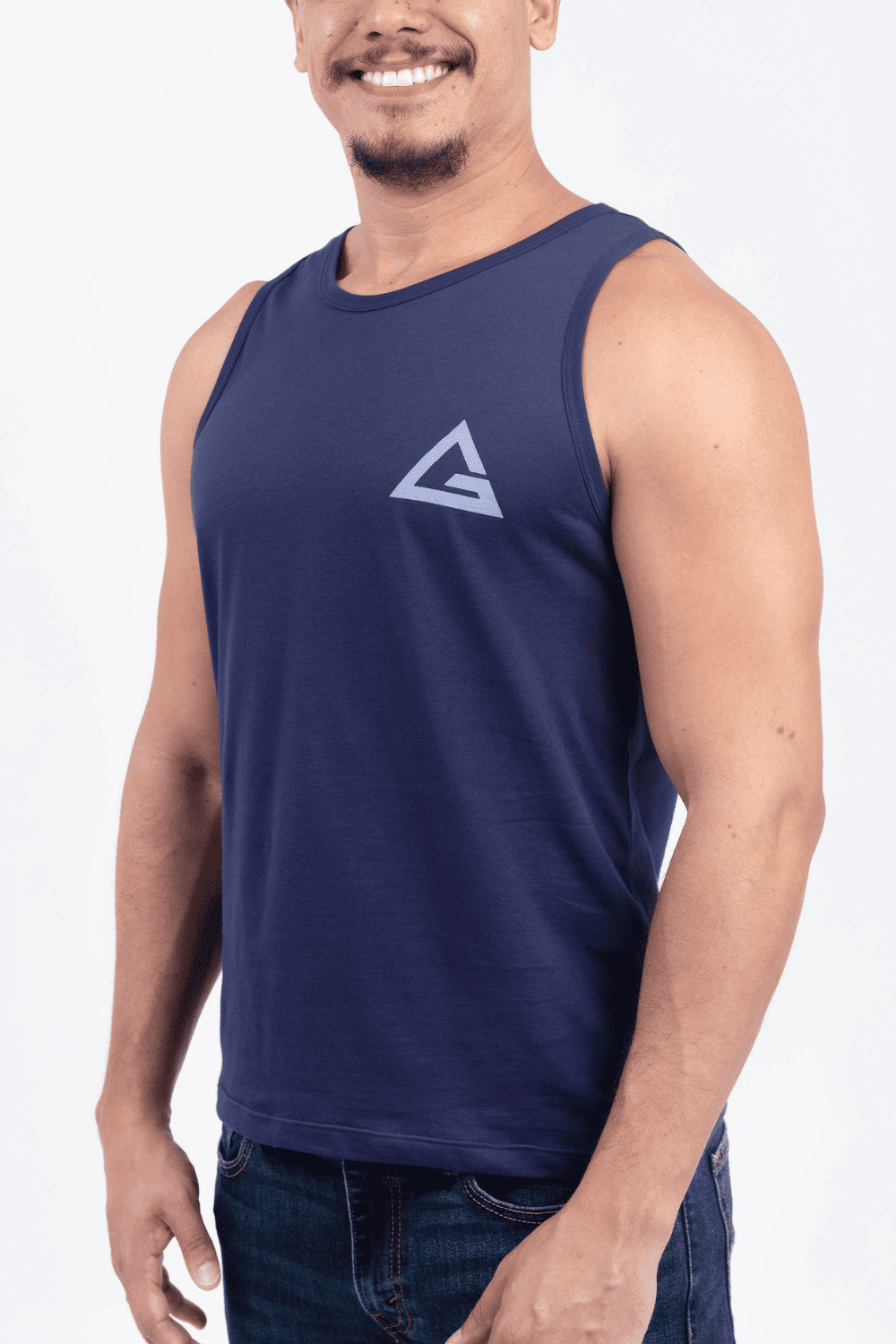Regata Masculina Arte Suave - Azul Marinho