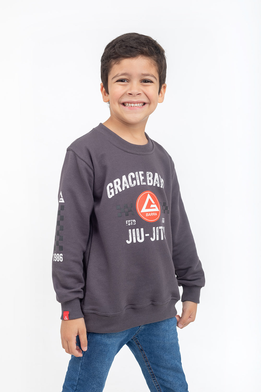 Casaco Infantil Ready Set Roll - Cinza Escuro