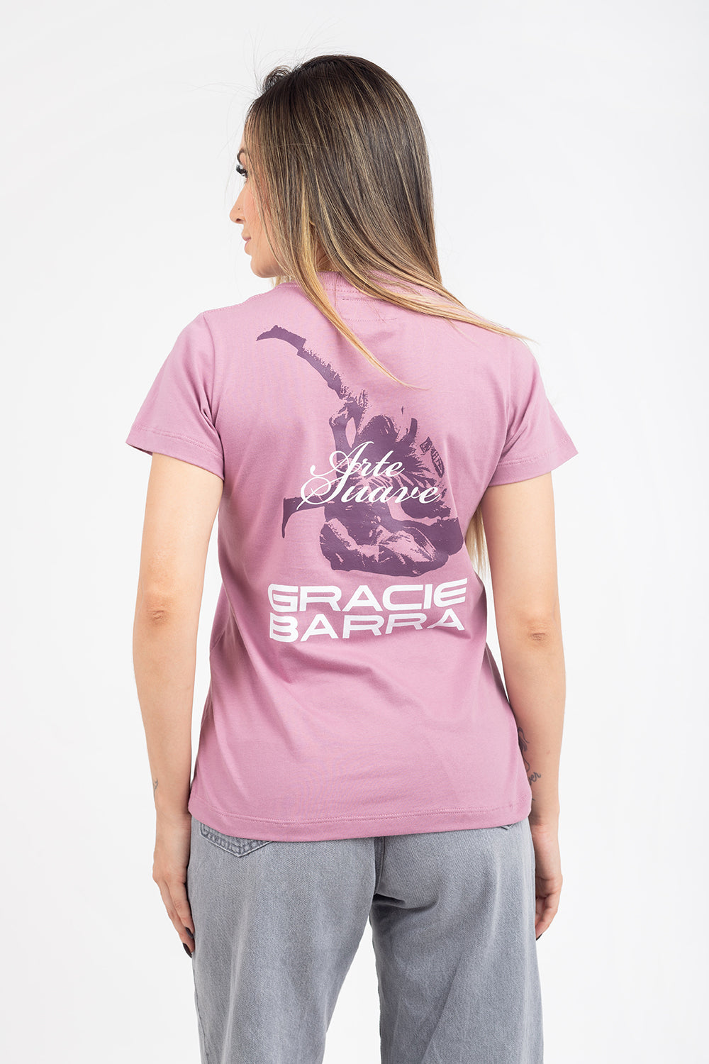 Camiseta Arte Suave V3 Feminina - Lilás