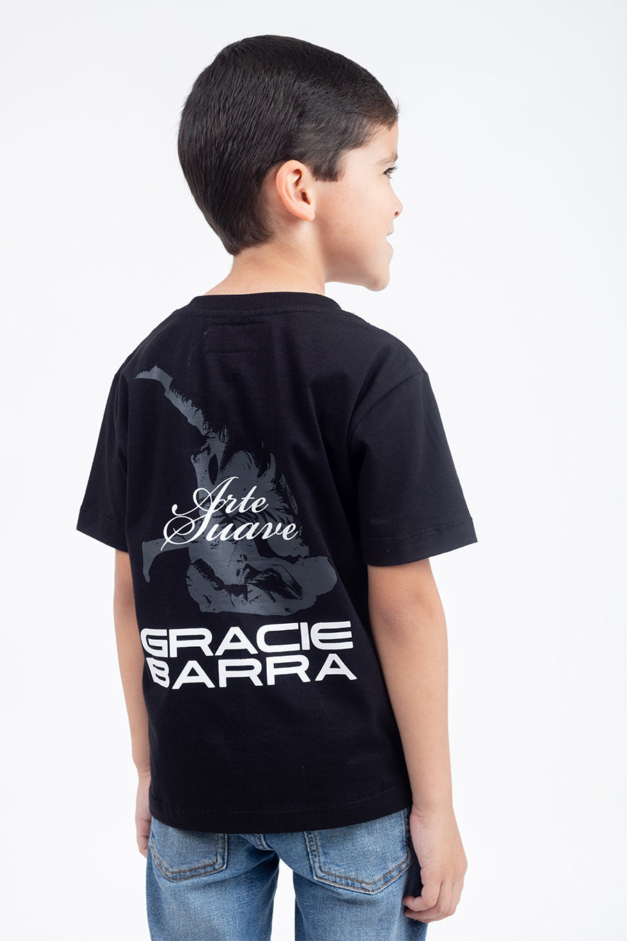 Camiseta Arte Suave V3 Iinfantil - Preto