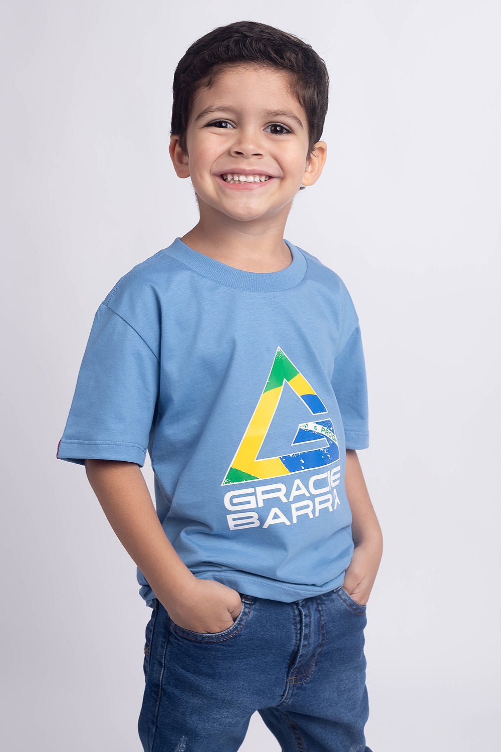 Camiseta Legado Bra Infantil - Azul