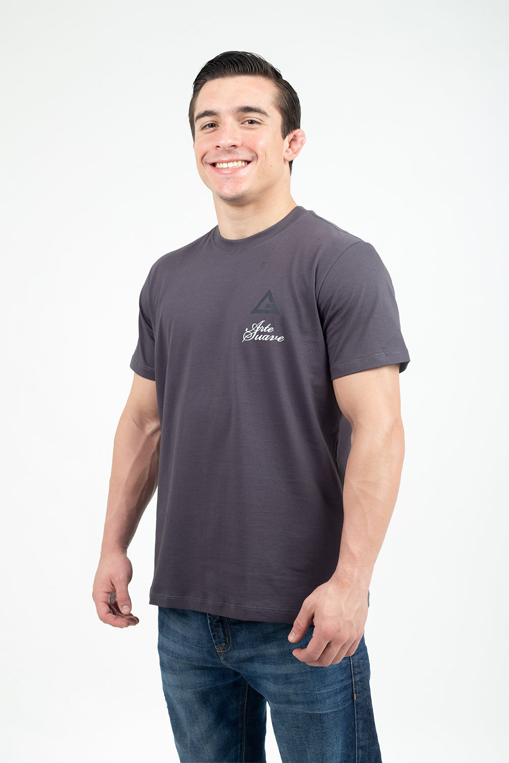 Camiseta Arte Suave V3 - Cinza