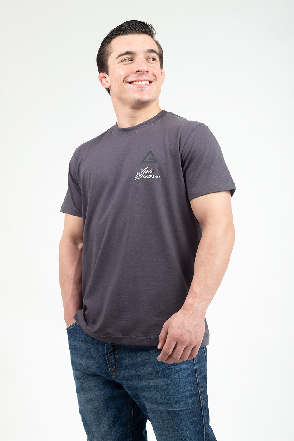 Camiseta Arte Suave V3 - Cinza