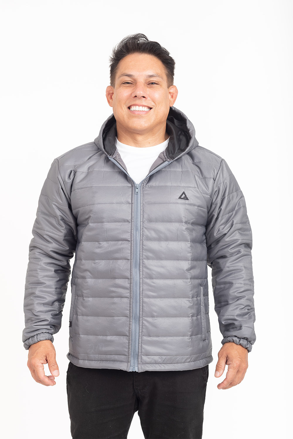 Jaqueta Puffer Tech Flow - Cinza