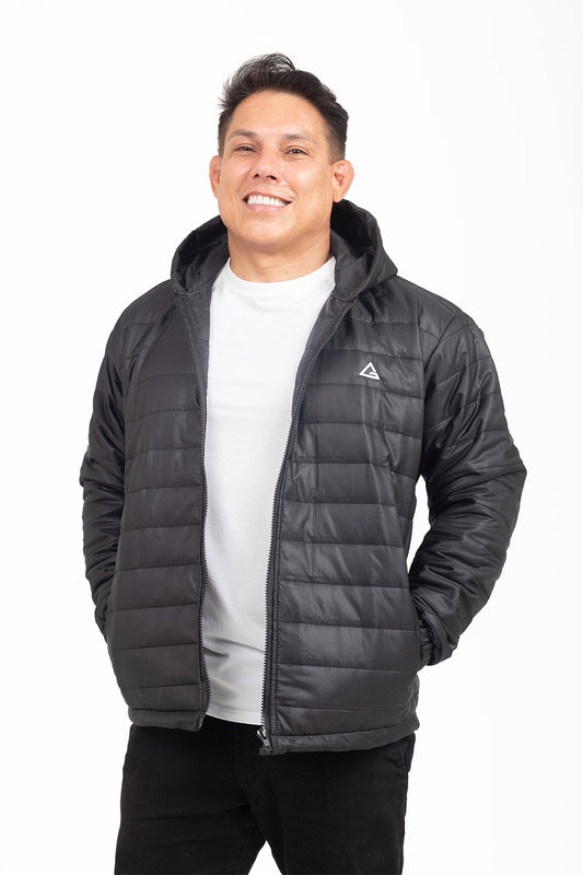 Jaqueta Puffer Tech Flow - Preto