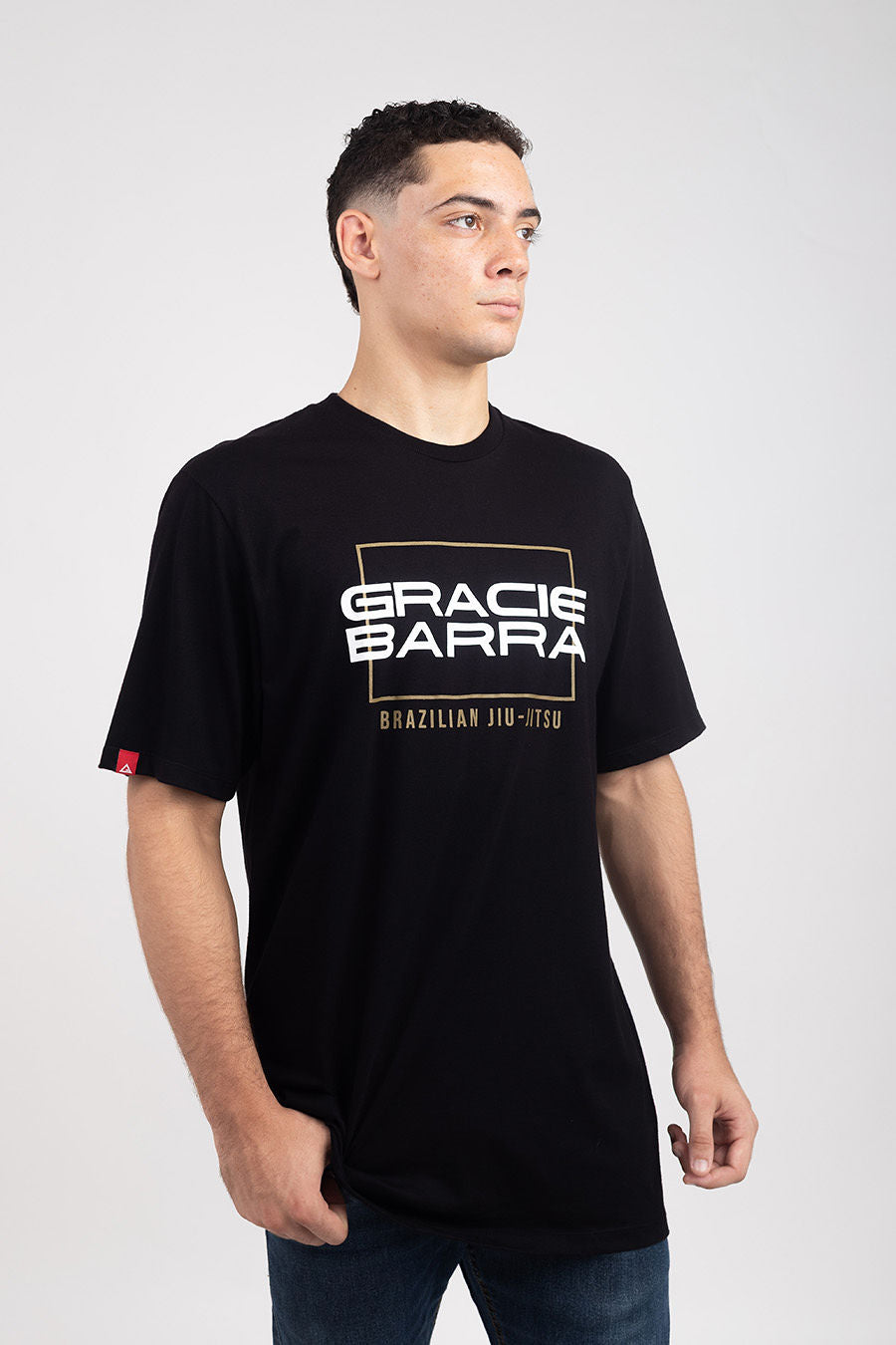 Camiseta Stacked Oversized - Preta