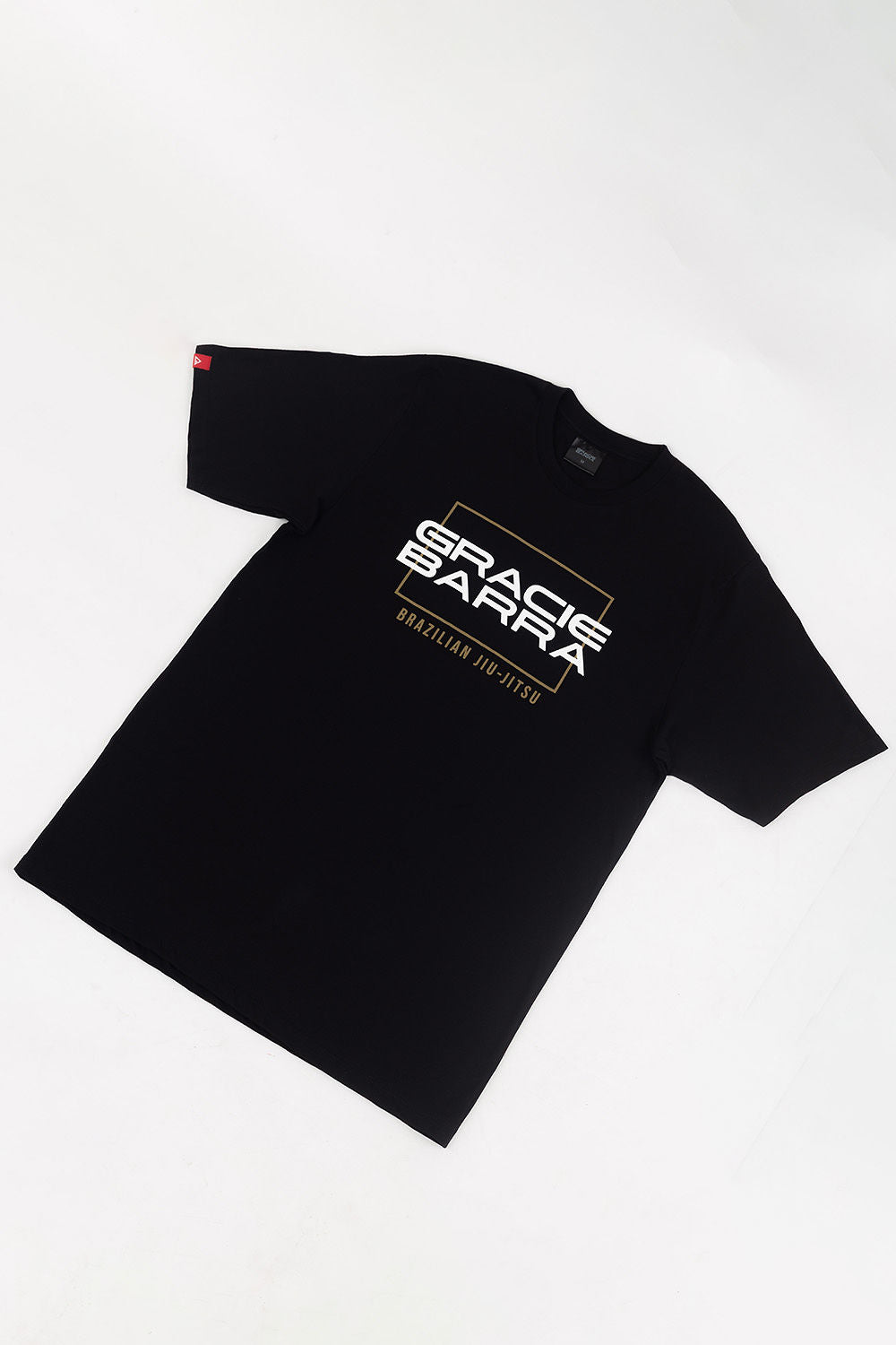 Camiseta Stacked Oversized - Preta